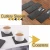 Import 12 Pieces Washable Felt Placemats Set Table Mats Coasters & Cutlery Holder Bags from China