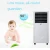 Import 1200m3h Floor Standing Mobile Big Size Air Cooler Remote Control Water from China