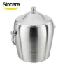 1.2L Double Wall Stainless Steel Ice Bucket With Handle