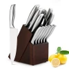 13pcs Stainless Steel Kitchen Knife Set with Wooden Block