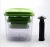 Import 1.4L BPA free eco friendly square nestable plastic vacuum airtight food storage container canister with pump from China