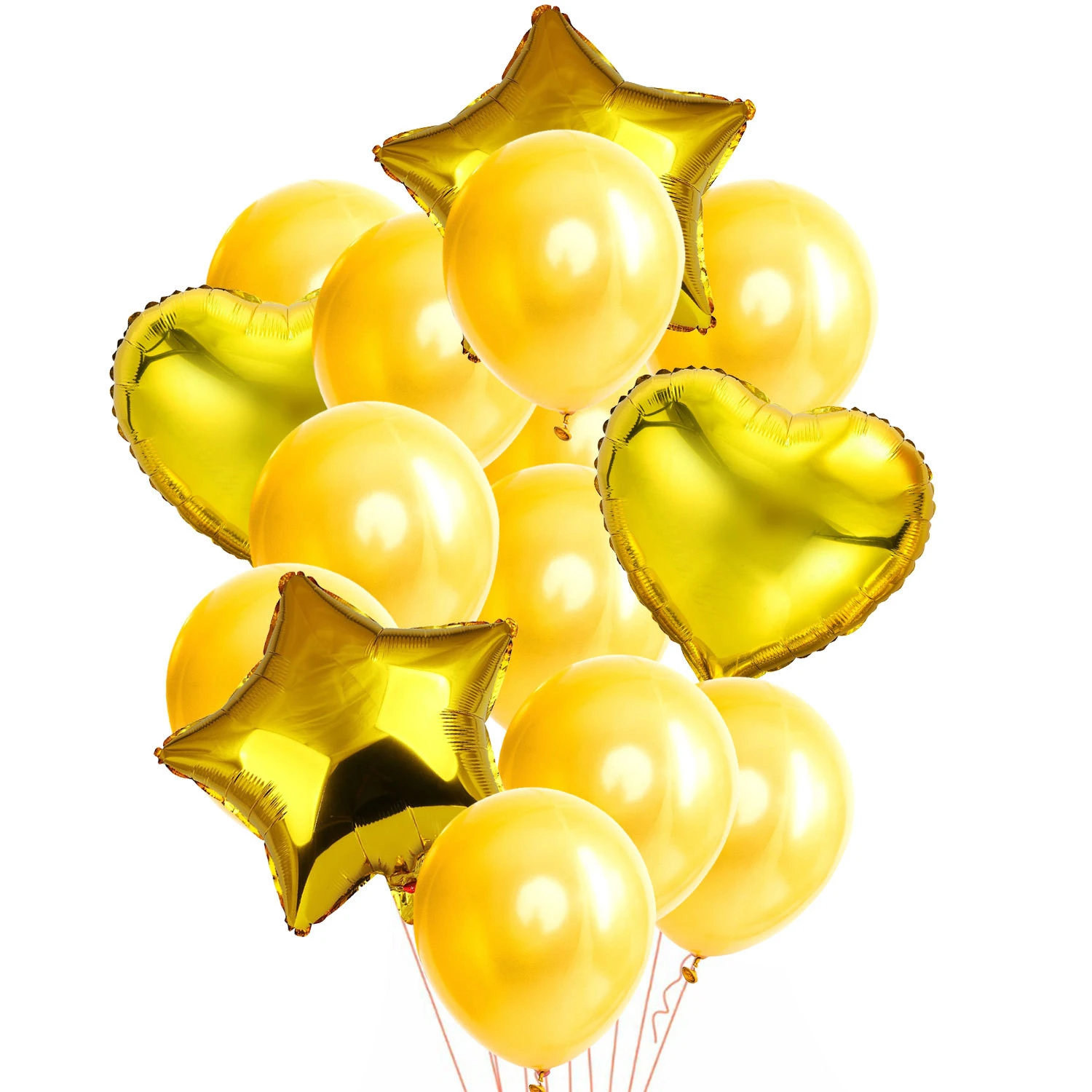 14pcs Multi Balloons Happy Birthday Party Decoration Balloon Helium Star Ballons Baby Shower Decor