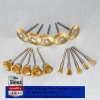 15 PCS Brass Wire Wheel Brush Cleaner Polishing Rotary Tool 3 types
