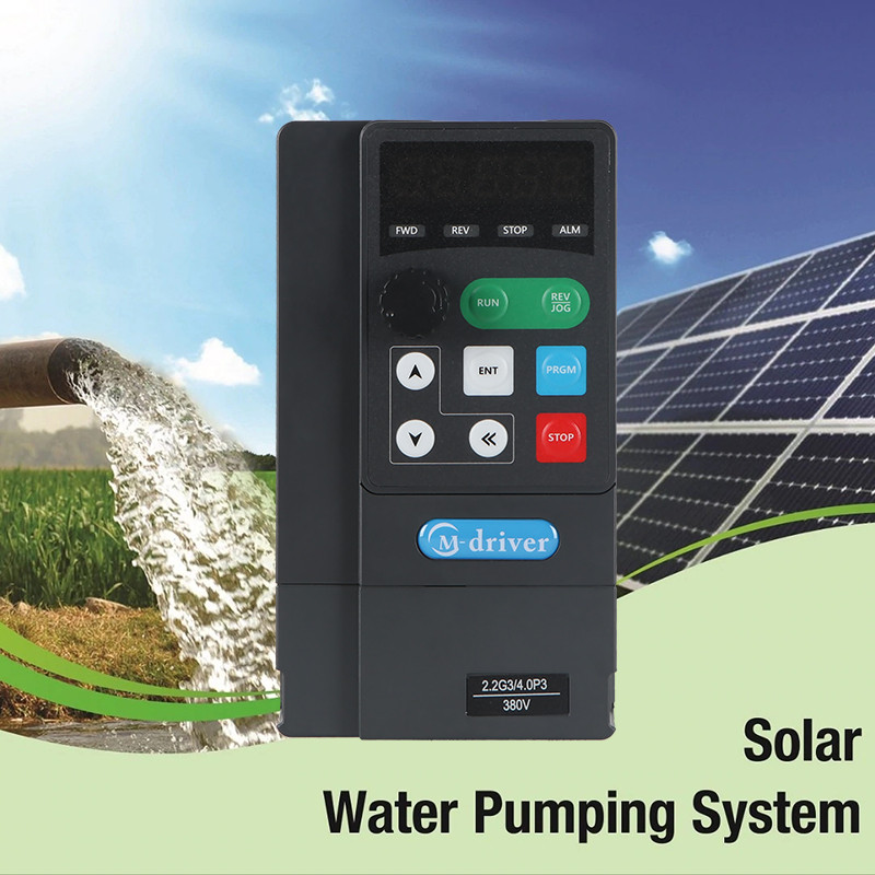 150-400vdc 220Vac input 3hp inverter Solar pumping irrigation system controller 2.2kw pump drive