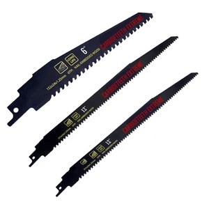 150mm  228mm  300mm Carbide Tipped Reciprocating Sabre Saw Blade for Nail Embedded Wood