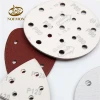 150mm 6&quot; Sanding Discs 17 Hole Sandpaper Orbital Pads fits Festool Rotex . P 80 , P 120 , and P 180 .100pcs/box