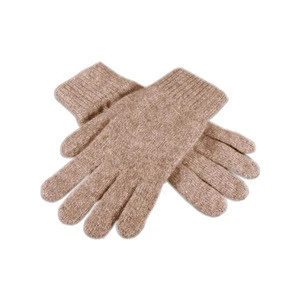 16FZCG01 winter cashmere glove women knit five finger gloves