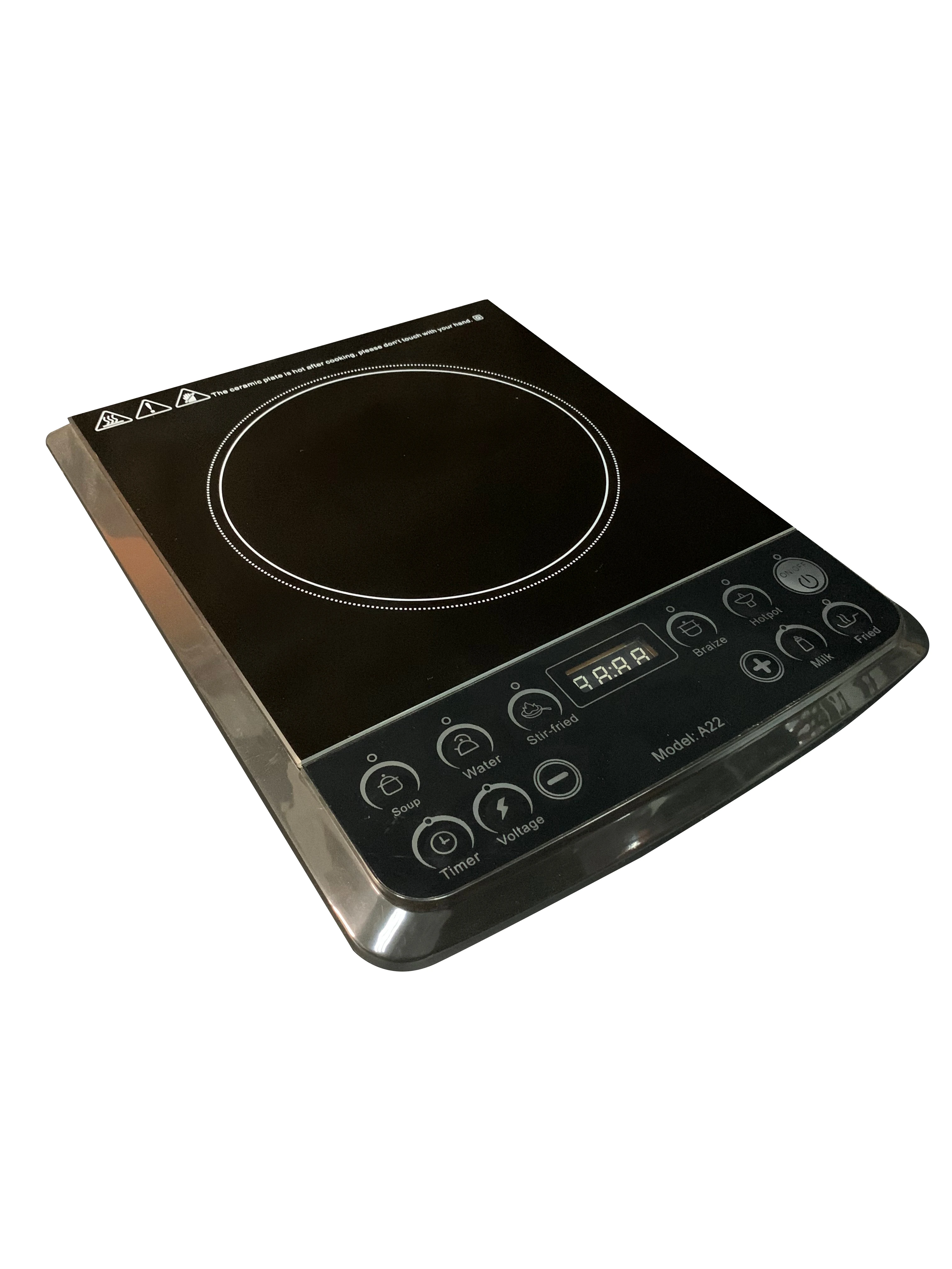 1800W button ceramic ceramic glass induction cooktop factory direct sales hotpoint cooker