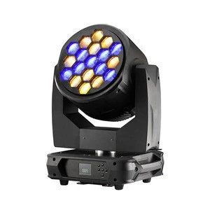 19x40W 4 in1 RGBW led zoom moving head light for grand outdoor events
