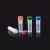 Import 1ml high quality clear plastic test tubes with different-color caps leak-proof from China