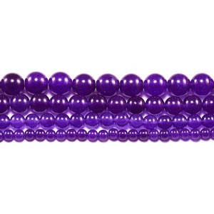 1strand/lot 4 6 8 10 12mm Natural Crystal Amethysts Dreamy purple quartz round ball Loose Spacer Beads Jewelry Making Wholesale