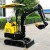 Import 1ton Mini Excavator /China mini digger/Small garden digging machine from China