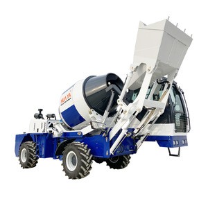 2 cbm self loading  concrete sand drum cement mixer truck price
