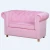 Import 2 seat pink kids sofa baby chair kids bedroom furniture from China