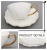 Import 200ml porcelain cup and saucer chinaware mug high whiteness drinkware with gold rim from China