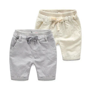 2015 New Products Kids Boys Wear Clothes Khaki Children Shorts From China