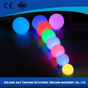 2016 Gift indoor advertising luminous ball 12 color plastic garden lights interior lights