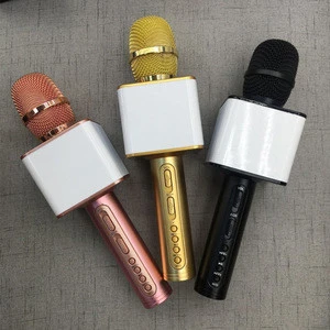 2018 Hot Products Wireless Karaoke Microphone with Speaker Bass Music Player for IOS Android KTV Home