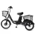 Import 2020 3 wheel electric bicycle three wheels adult cargo electric bike with basket from China