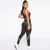 Import 2020 Active Wear Black Printed Pattern Women Fitness Bra Legging 2PCS Yoga Set from China