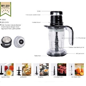 2020 home use 600W kitchen Appliance multifunctional electric  chopper meat chopper electric food chopper with mix