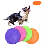 2020 NEW 1Pc Interactive Dog Chew Toys Resistance Bite Soft Rubber Puppy Pet Toy for Dogs Pet Training Products Dog Flying Discs