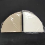 2020 New arrivals Amazon Hot Selling Cone-shaped natural unbleached coffee bag filter paper