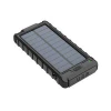 2020 outdoor solar waterproof PD18W QC3.0 fast charging 10000mah mobile power bank 5v 3a with LED torch and compass anti drop