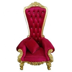 2020 popular king throne chair wedding chair high quality king chair for hotel lobby