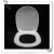 Import 2020 white toilet seat novelty soft close toilet lid cover from China