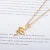 Import 2021 18K Gold Filled Statement Chain Stainless Steel Jewelry Snake Pendant Necklaces from China