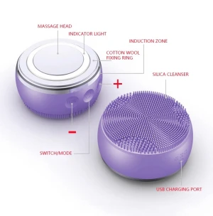 2021 Multifunction Pore Cleaner 4 Colors Silicone Ion Face Lift Face Massager