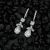 Import 2021 new 9X13 water drop high carbon diamond earrings Rennes cut S925 silver earrings earrings European and American fashion from China