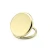 Import 2021 New Portable Round Folded Compact Mirrors Rose Gold Silver Pocket Mirror Making Up for Personalized Gift from China