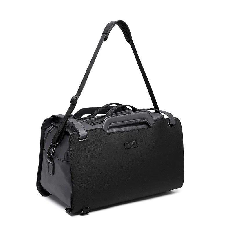 2021 Wholesale Custom Low MOQ PVC Anti-cutting Luggage Bag PU leather  Shoulder Bag Mens Weekend Duffel Large Travel Bags