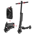 2023 Best Selling Portable Foldable Backpack 36V 250w Solid Wheel X6 Electric Scooter with Removable Battery Escooter