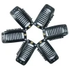 20Pcs Clips 9-Teeth Snap-Comb Wig Clips with Rubber for Hair Extension Wigs Weft Hairpiece DIY Clips