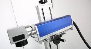 20W qr code phone case metal surface date fiber laser jet printer machine
