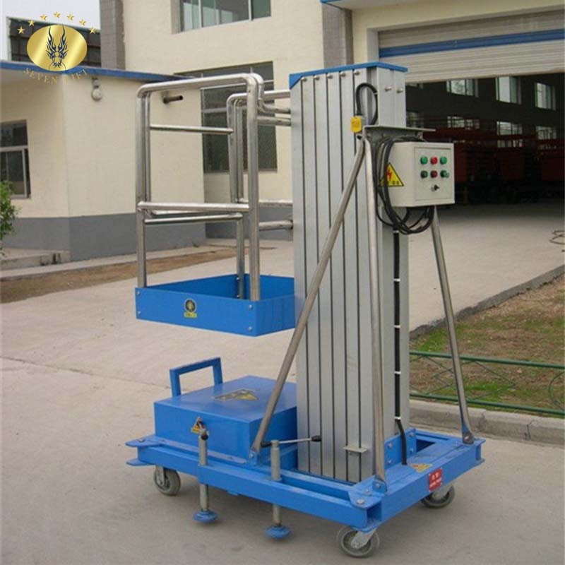 21 feet truck used aerial mini manlift platform for 1 person