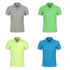 220 gram 100% cotton 12 plain colors summer  breathable polo shirt custom OEM men polo t-shirts