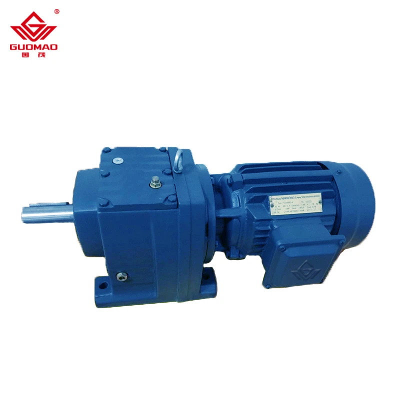 220V 380V Speed Reduction AC Induction Electric Motor  and Helical Reducer Gear Box