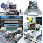 220v 50/60Hz Voltage and New Condition flow wet wipe packing machine