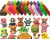 24 Colors 40g Oven Bake DIY Safe and Nontoxic Colorful Soft Moulding Craft Set Polymer Clay Kit