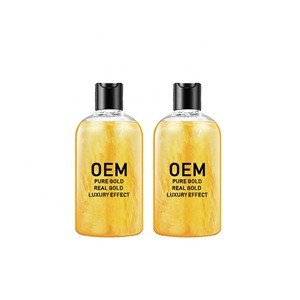 24 K gold shower gel deep cleansing, lasting fragrance bath foam shower gel moisturizes skin cleanliness.