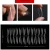 Import 240Pcs/Box Clear Full Cover Nail Tips Press On Nails Supplies Long Coffin Traceless Clear Nails tips from China