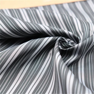 240T 100% polyester jacket cheap nylon stripe printed lining fabric