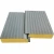 Import 25mm 50mm thickness Color Steel Insulated Rock Wool Sandwich Panel Fireproof Composite Board from China
