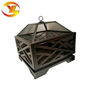 26 inch Extra Deep Wood Burning Fire Pit garden firepit outdoor charcoal heater