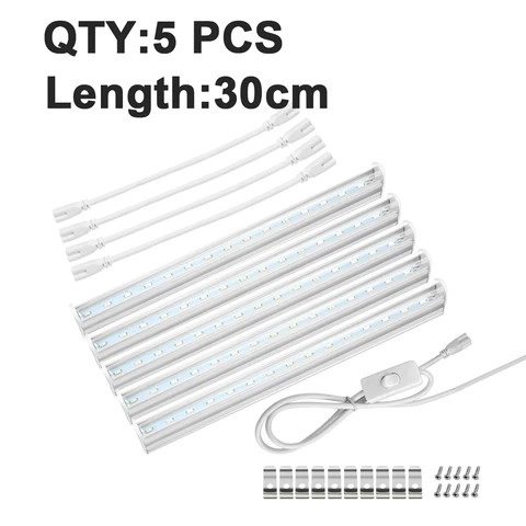 Buy 29cm 110v 220v Full Spectrum Led Grow Light T5 Tube Led Phyto Lamps ...