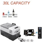 30/40/50L Refrigerator Auto-Refrigerator 12V Portable Mini Fridge Compressor Car Refrigerator Car Fridge